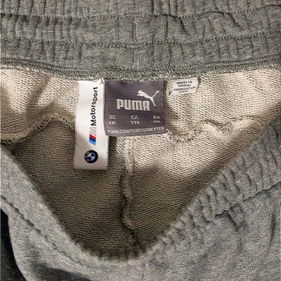 PUMA Mens BMW M Motorsport Sweat Pants Grey - Picture 3 of 7